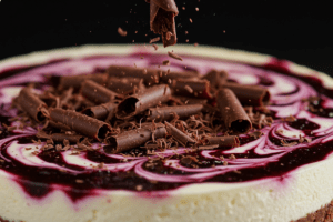 Forbidden Forest Blackberry Butterbeer Cheesecake - Serena Recipes