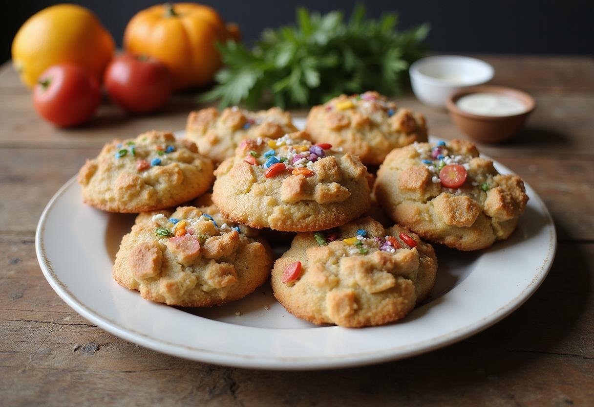 Plate of delicious crumbl cookies ready to serve, showcasing the final result of a crumbl cookies recipe, appealing to dessert lovers.