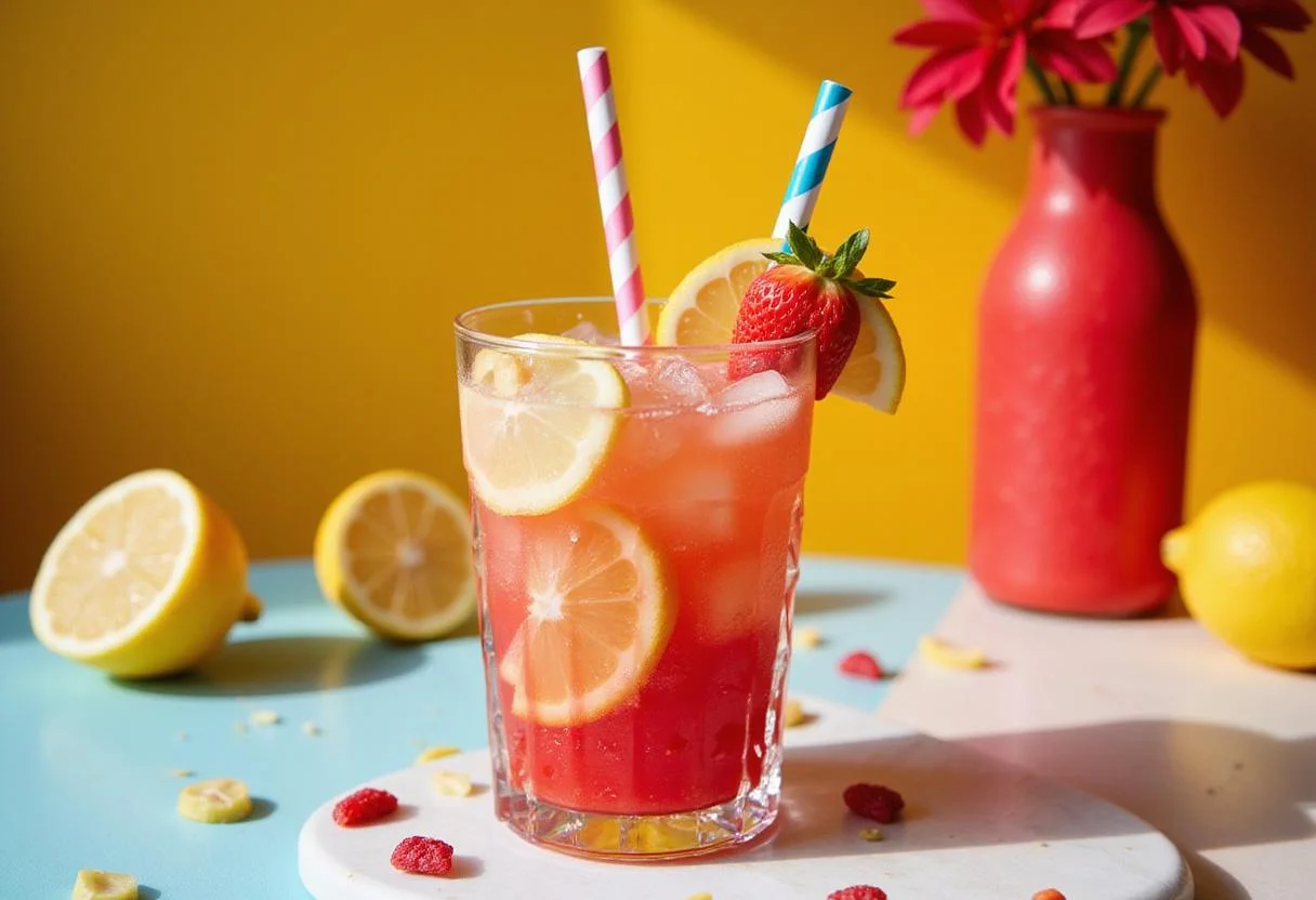 Delicious and colorful finished homemade ninja slushie recipe, perfect for summer refreshment and fun gatherings.