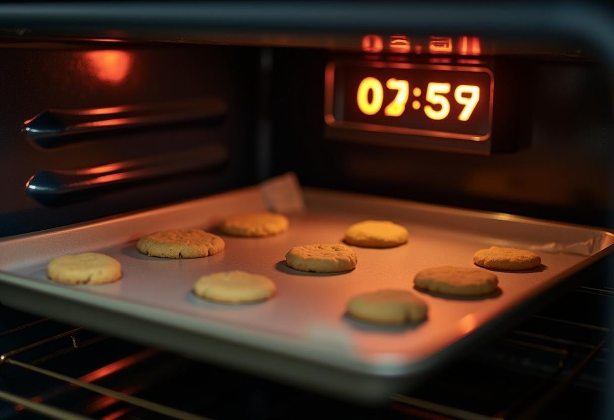 Baking delicious persimmon vegan sugar cookies, capturing the essential moment in a step-by-step eggless sugar cookie recipe.