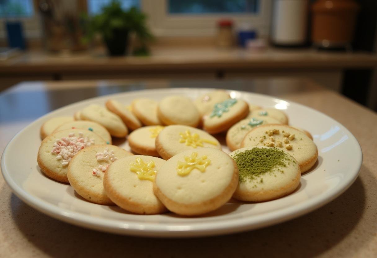 Delicious finished white chocolate cookie variations, featuring peppermint, lemon, and matcha flavors, perfect for anyone seeking chocolate chip cookie inspirations.
