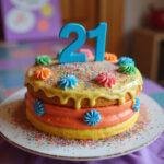 Showcase of a stunning 21st birthday cake, demonstrating creative decoration ideas for memorable celebrations.
