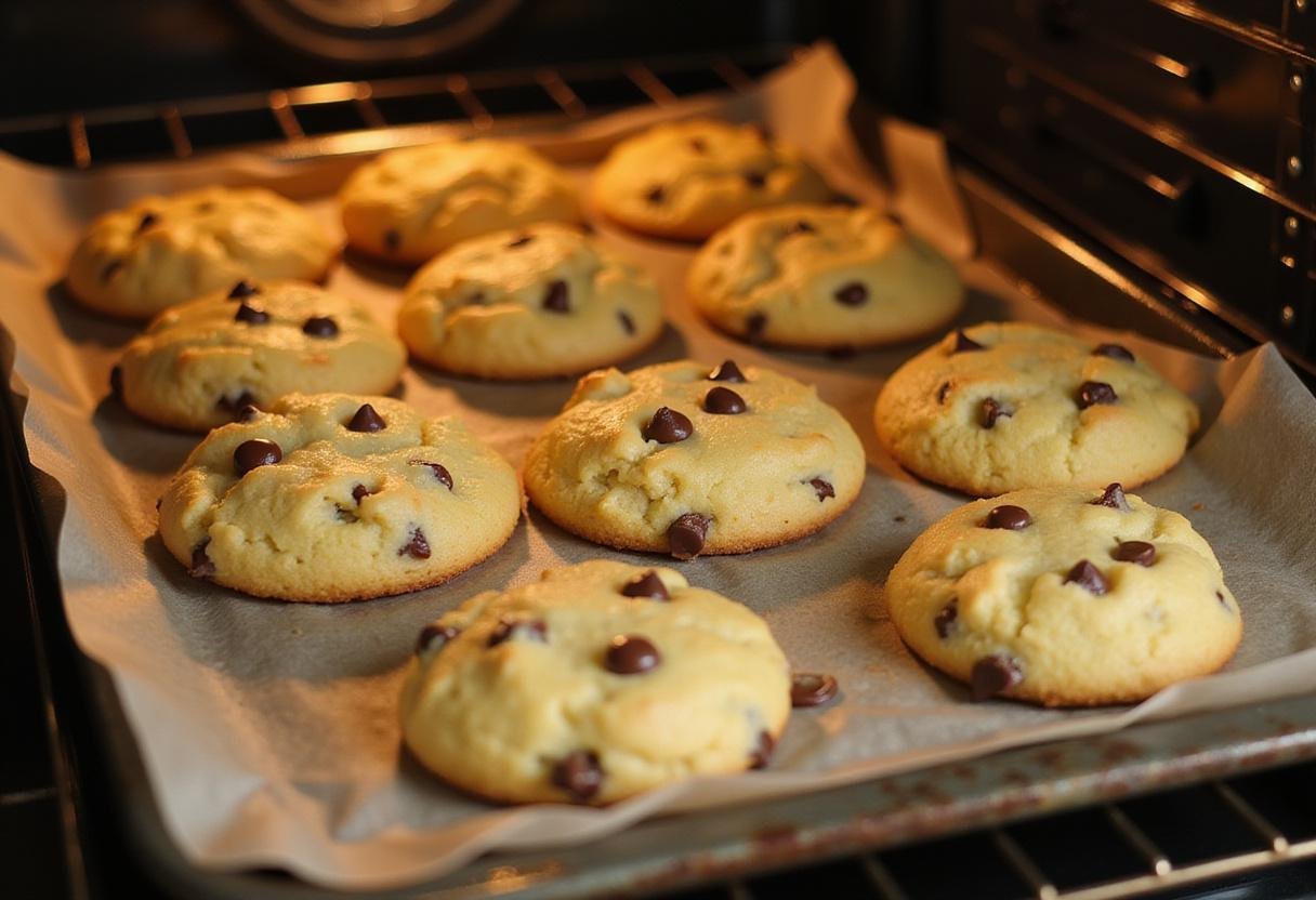 baking delicious lemon cake mix cookie bars and cookies, showcasing the golden-brown finished products straight from the oven