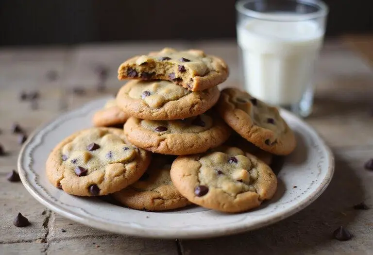 delicious chick fil a chocolate chip cookies served fresh