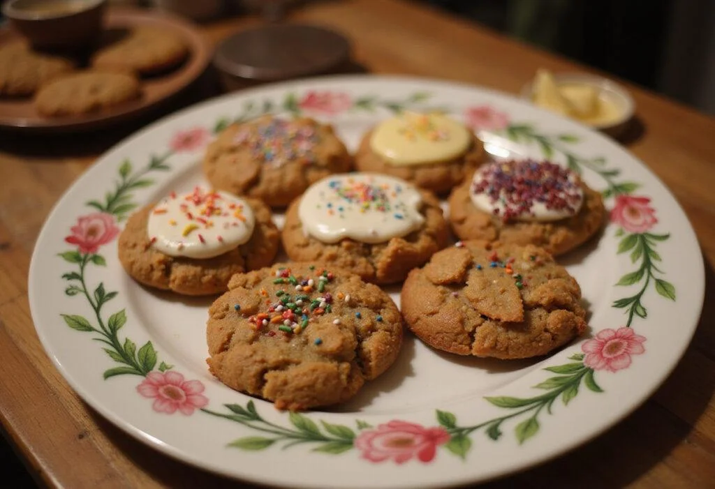 Final display of crumbl cookies showcasing various flavors and toppings, perfect for any cookie lover.