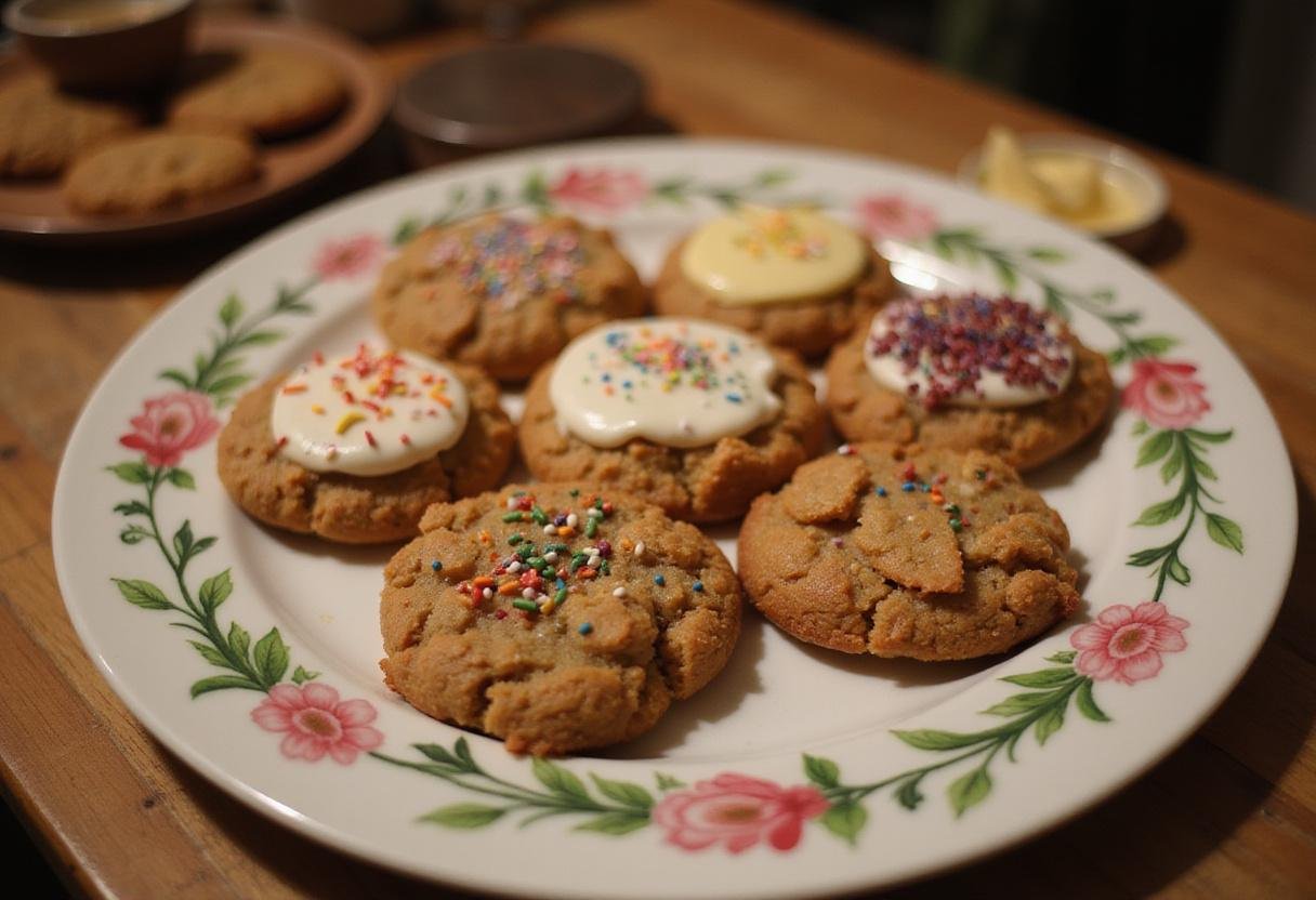 Final display of crumbl cookies showcasing various flavors and toppings, perfect for any cookie lover.