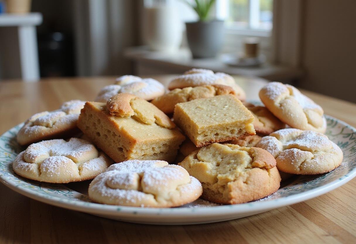 Delicious easy cake mix cookies and bars displayed beautifully, perfect for dessert lovers.