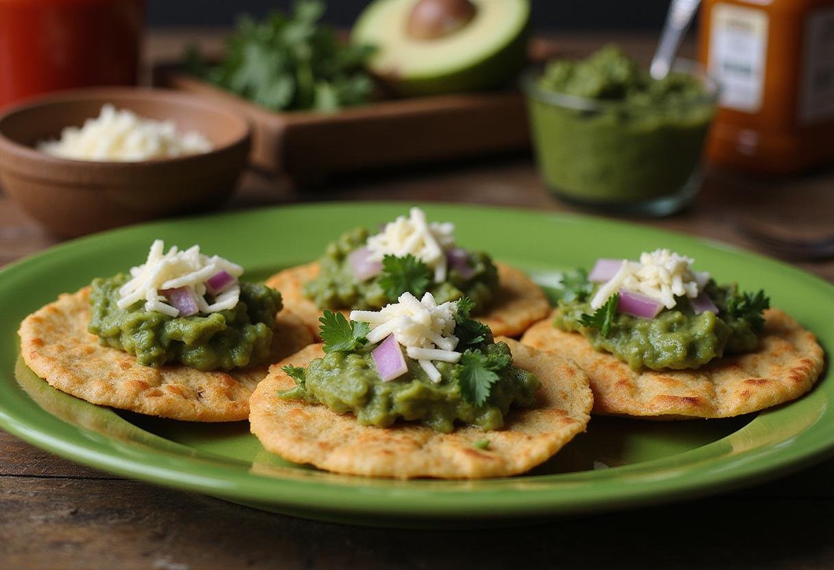 Preparing chilaquiles verde with salsa verde and fresh toppings, chilaquiles verdes ingredients, vibrant Mexican dish