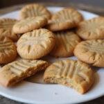 Deliciously arranged peanut butter cookies on a plate, showcasing their soft texture and inviting appearance, perfect for anyone seeking easy recipes.