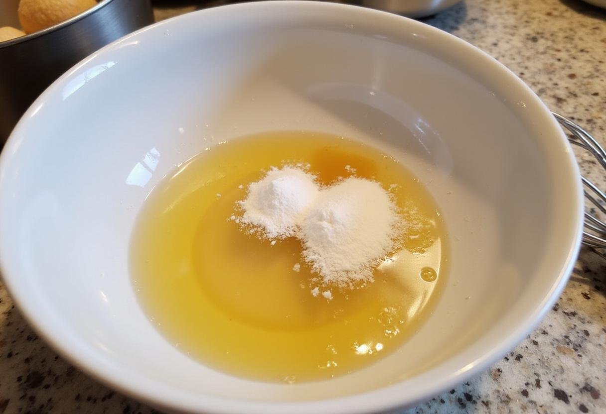 Combining melted butter and sugar for Floo Powder Frosted Butterbeer Donuts, showcasing a warm atmosphere in a cozy kitchen.