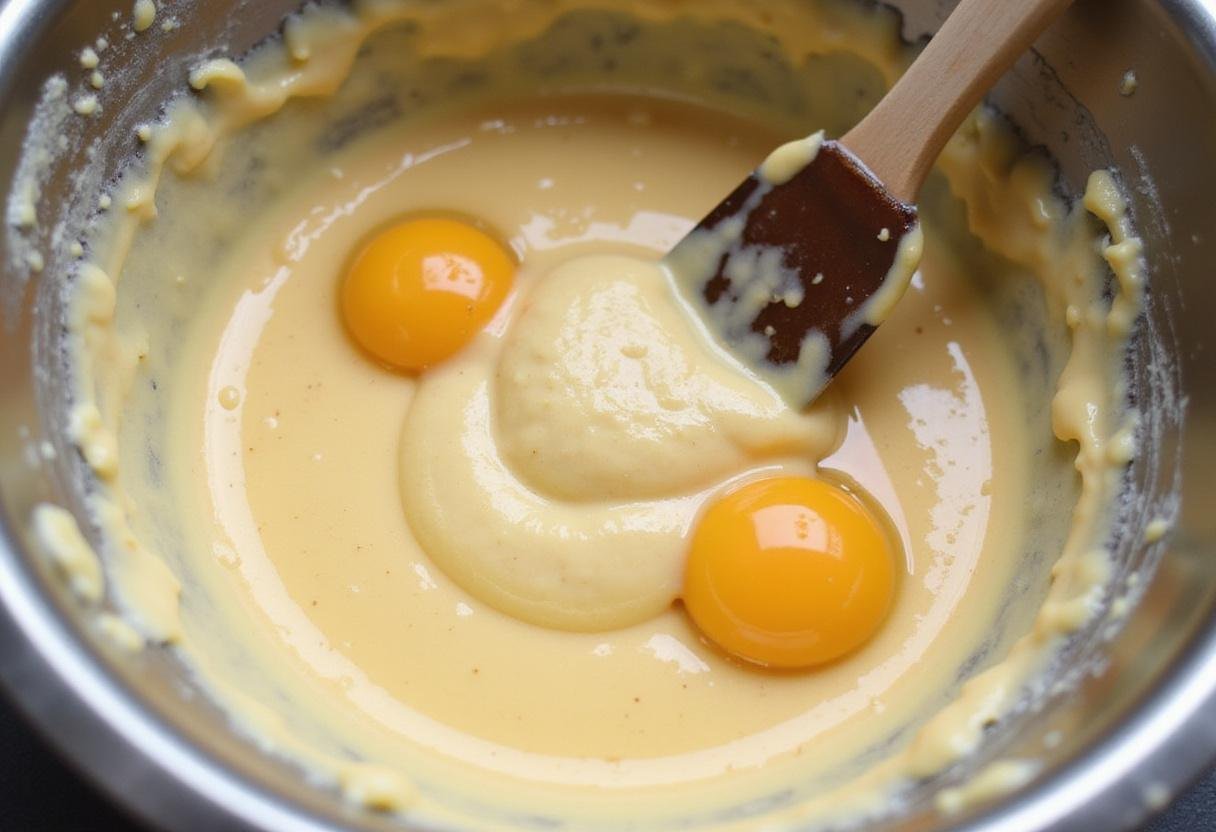 Preparing the filling for a healthy cheesecake, blending ingredients for a gluten free cheesecake base.