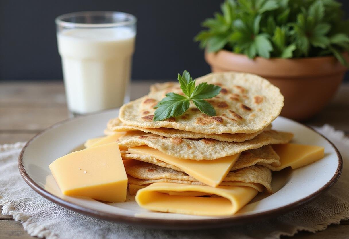 Final presentation of high protein dairy and alternatives, showcasing a delicious and nutritious meal option filled with ample protein.