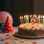 Delicious single mom birthday cake, beautifully decorated for a heartfelt celebration, symbolizing love and joy.