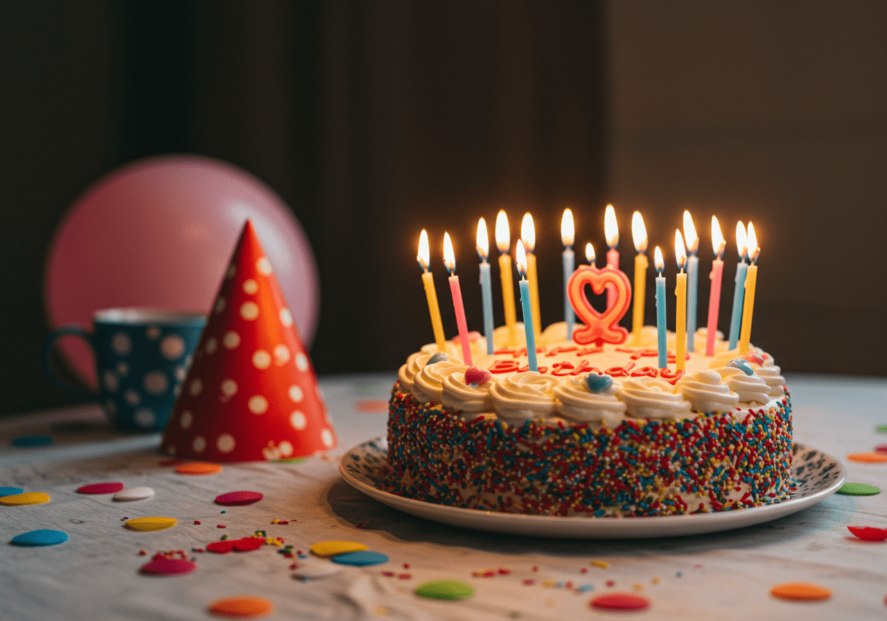 Delicious single mom birthday cake, beautifully decorated for a heartfelt celebration, symbolizing love and joy.