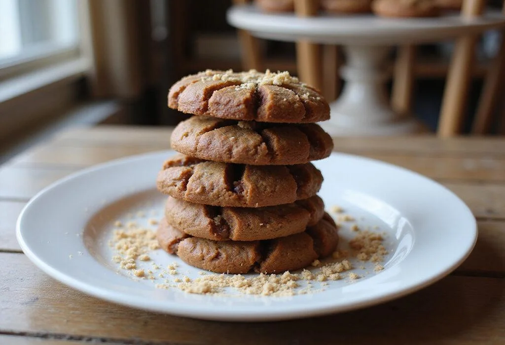 A delicious plate of date and graham cookies highlighting this amazing date cookies recipe for a delightful treat.