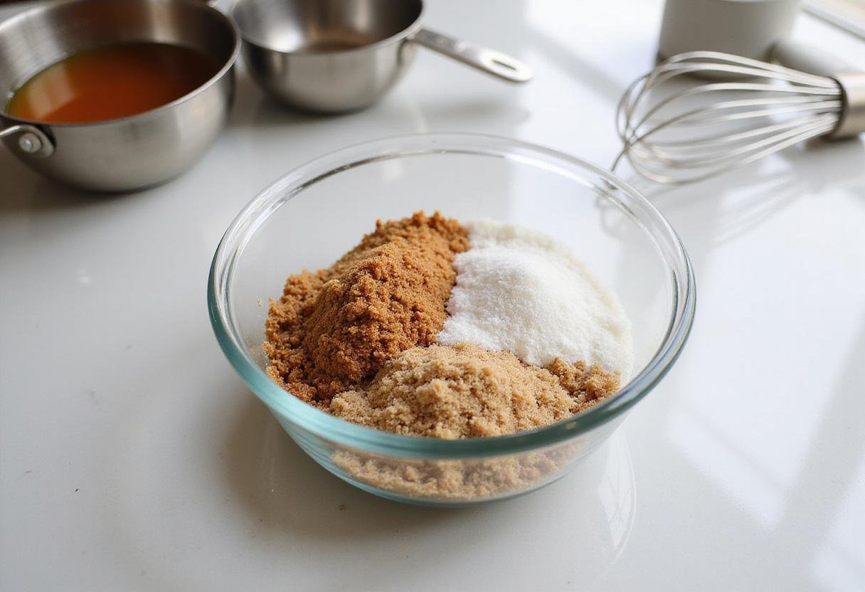 No butter cookie recipe ingredients, including coconut sugar and agave syrup, for a healthier baking option.