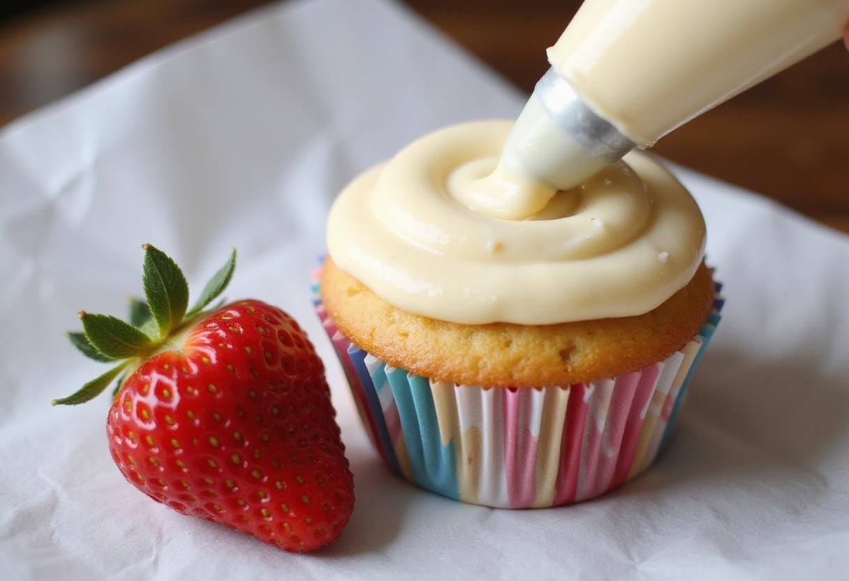 Filling cupcakes with strawberry cheesecake batter, a step to create delicious strawberry cheesecake cupcakes and variations of cheesecake desserts.