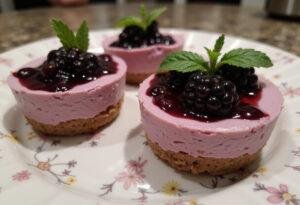 Forbidden Forest Blackberry Cheesecake Bites - Serena Recipes