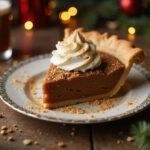 Deliciously baked Three Broomsticks Sweet Root Beer Pie with golden sugar dust, perfect for Slytherin’s Hidden Butterbeer Cupcakes, beautifully displayed.