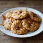 Weasley's Wizard Wheezes Butterbeer Cookies - beautifully displayed cookies ready to enjoy, showcasing a delightful blend of flavors.