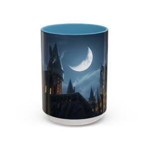 Magic Castle Accent Coffee Mug – Moonlit Hogwarts-Inspired Nightscape (11/15oz)