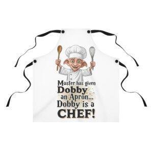 Dobby is a Chef Apron — Cute Dobby Chef Kitchen Apron