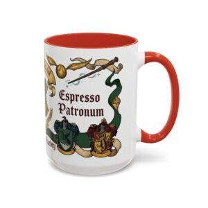 Hogwarts Espresso Patronum Accent Coffee Mug
