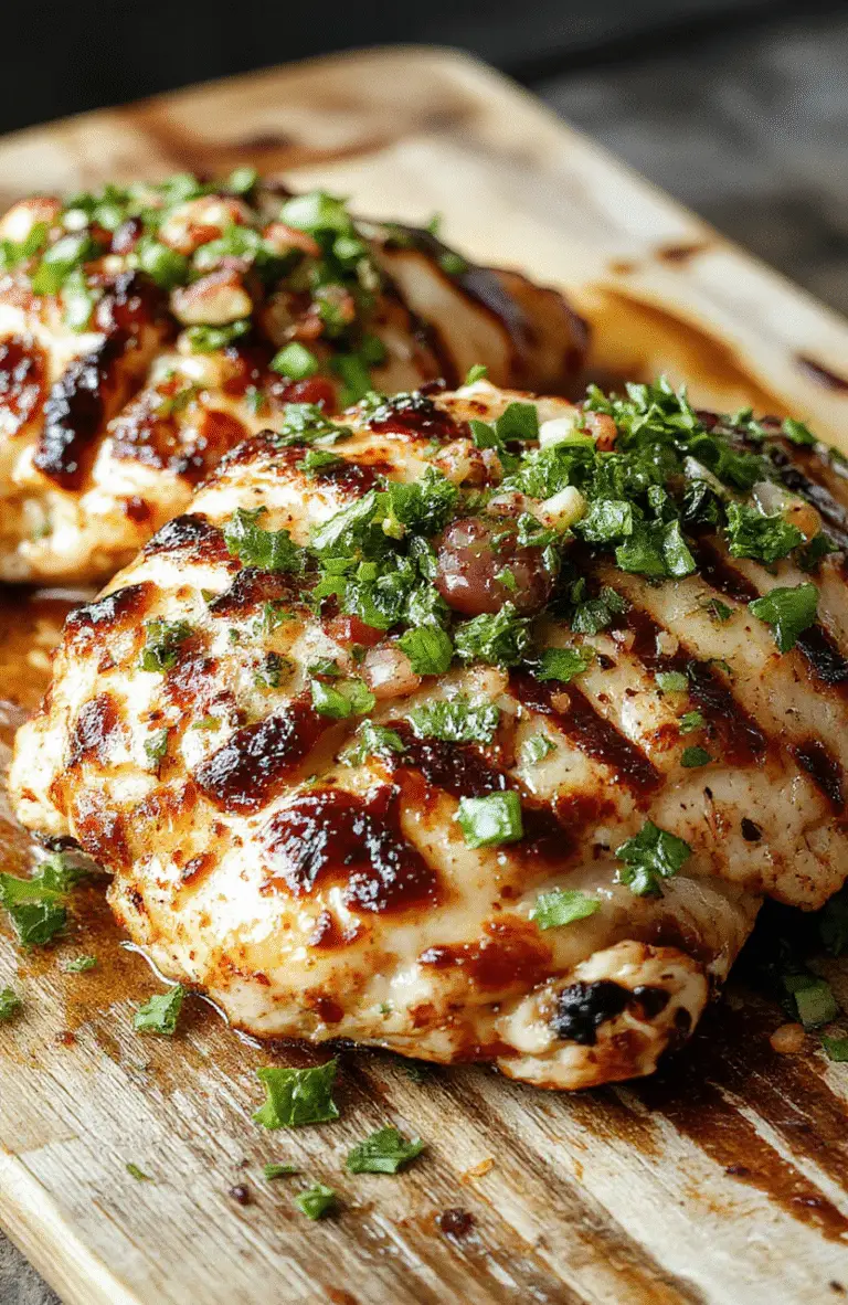 A vibrant grilled chicken breast topped with green salsa verde and melted pepper jack cheese, served on a stylish plate with fresh cilantro and lime wedges, showcasing juicy textures and a colorful, appetizing presentation.