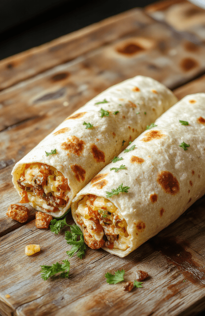 Colorful low carb crunchwrap on a rustic wooden plate with vibrant fresh vegetables, melted cheese, and crispy edges, styled with a natural background and soft lighting.