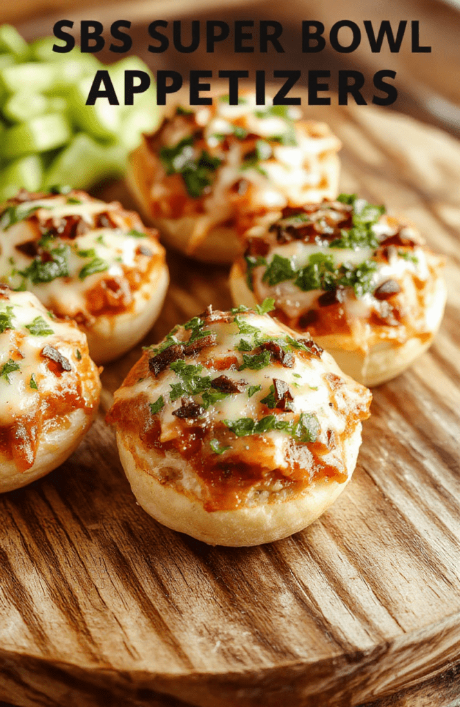 Colorful spread of game day favorites arranged on a rustic wooden board: melted cheddar jalapeño dips in small bowls, crispy mini sliders with beef patties and melted cheese, golden corn casserole squares, vibrant jalapeño-poppper boats stuffed with creamy filling, and fresh salsa verde in a terracotta bowl with tortilla chips arrayed around. Warm, natural lighting highlights textures and rich colors.