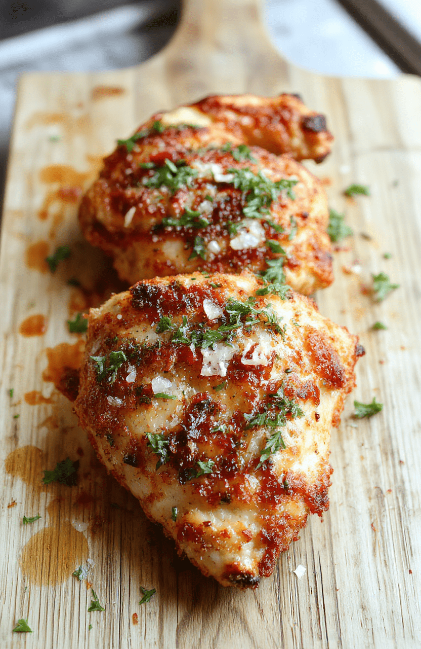 Golden-brown crispy chicken cutlets topped with freshly grated Pecorino Romano cheese, lemon zest, and chopped pecans, served with a side of bright lemon wedges and fresh parsley on a rustic wooden board.Background: soft natural light, shallow depth of field.