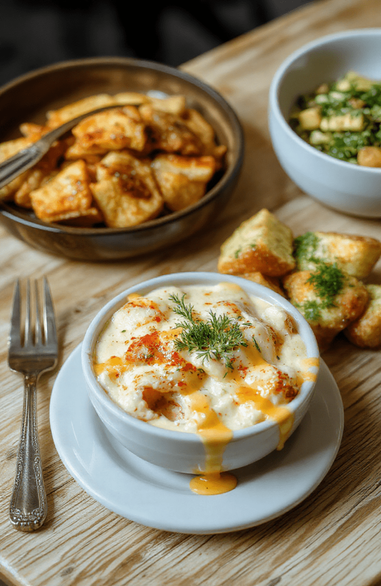A warm, gently steamed sheet-pan dinner of baked salmon, roasted carrots, and pearl barley in a soft beige ceramic bowl on a light oak wooden table, garnished with fresh parsley and lemon zest, natural daylight, soft shadows, casual plating with lower 1/3 empty for text overlay