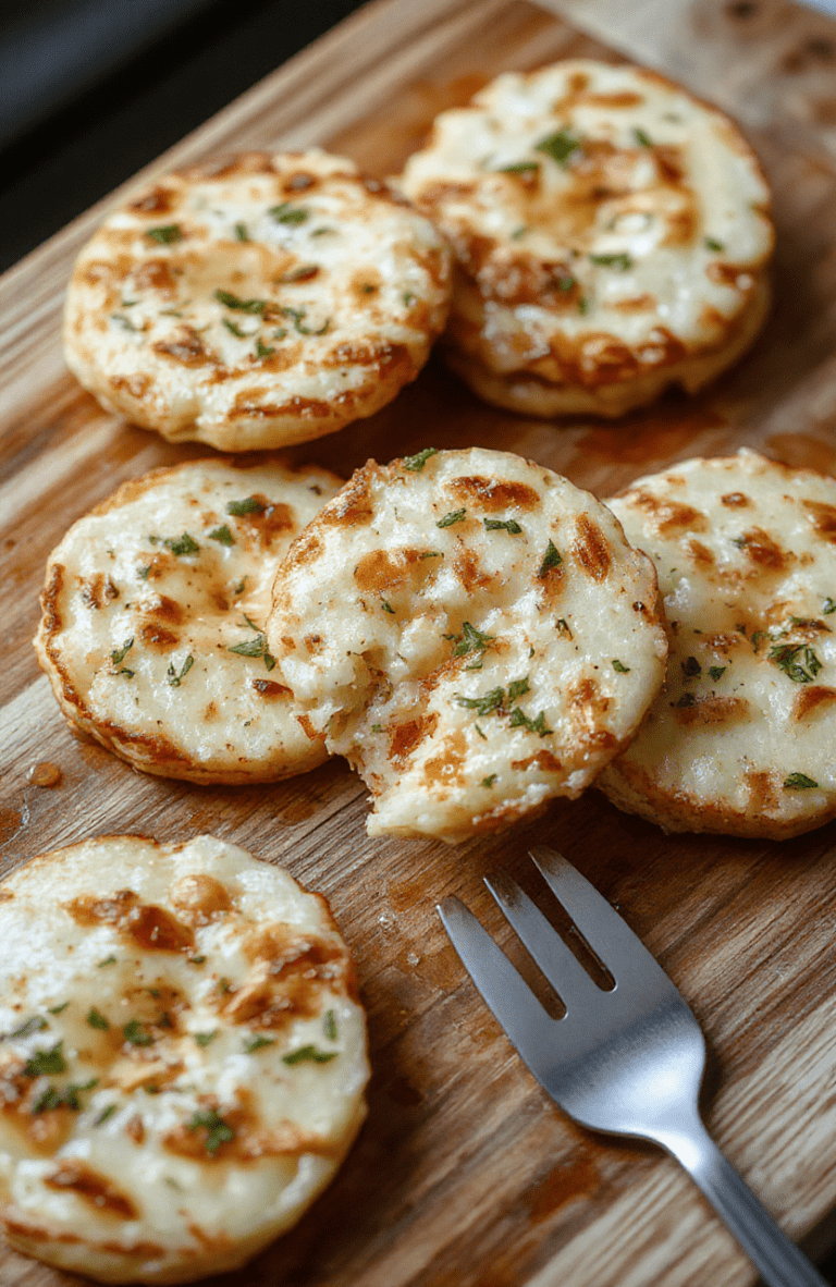 Golden apple rice pancake stack on a white plate with a drizzle of maple and a dusting of cinnamon, surrounded by apple slices, on a light wooden surface with soft farmhouse lighting, steam rising slightly, inviting wholesome breakfast or dinner vibes.